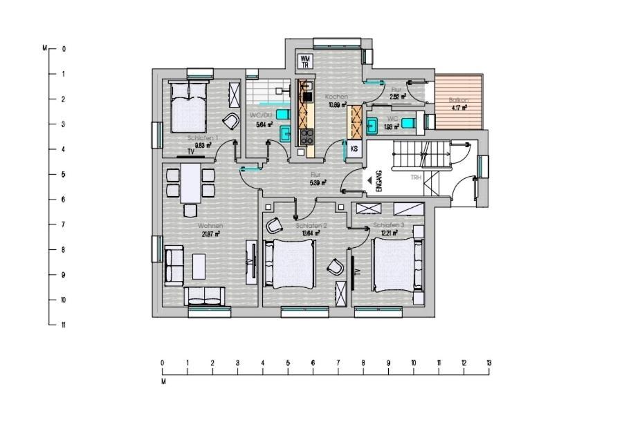 弗罗伊登施塔特Haus Ludwig公寓 外观 照片